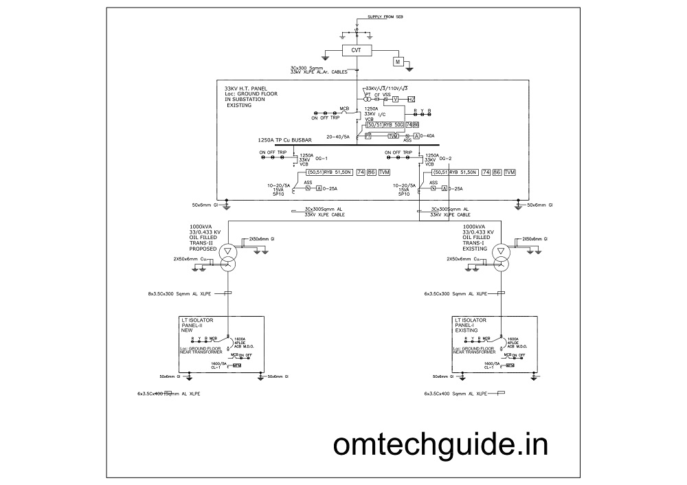 ELECTRICAL SINGLE LINE DIAGRAM