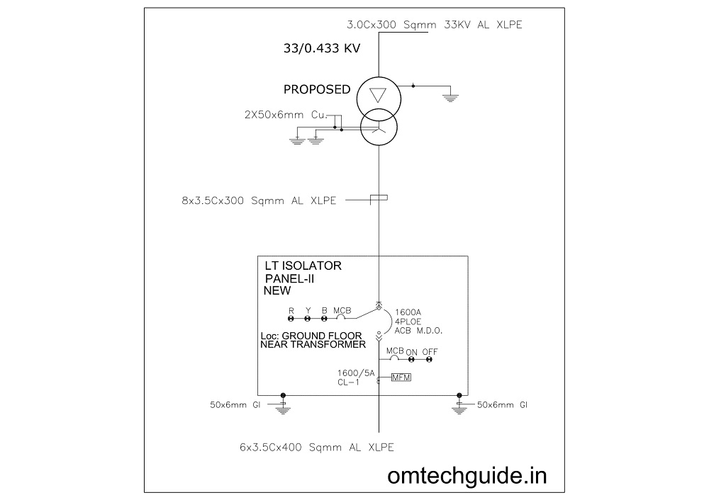 LT SINGLE LINE DIAGRAM